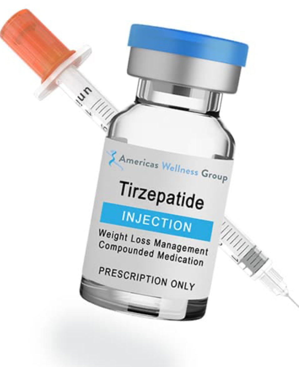 6 Month Supply Tirzepatide/B6 Compounded Mounjaro 15mg/wk