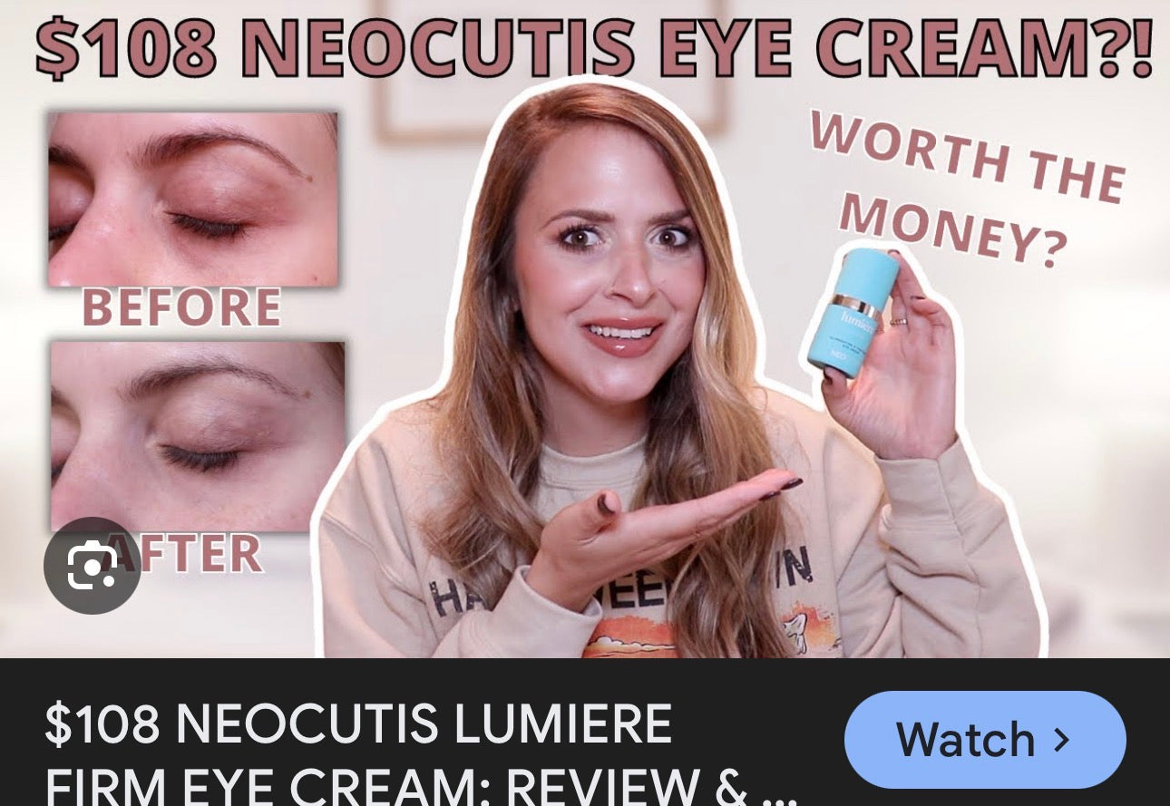 Neocutis Lumière Firm Eye Cream – Advanced Peptide Eye Treatment for Dark Circles & Puffiness